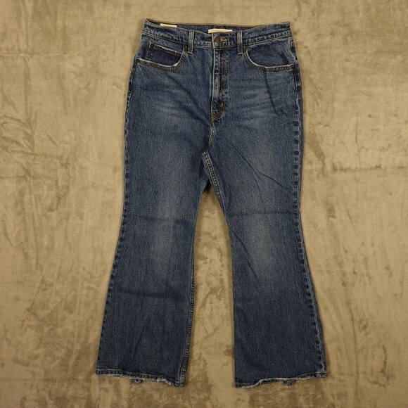 Levi's jeans 70's high flare women's 31 stonewash blue big E red tab premium - Picture 1 of 15
